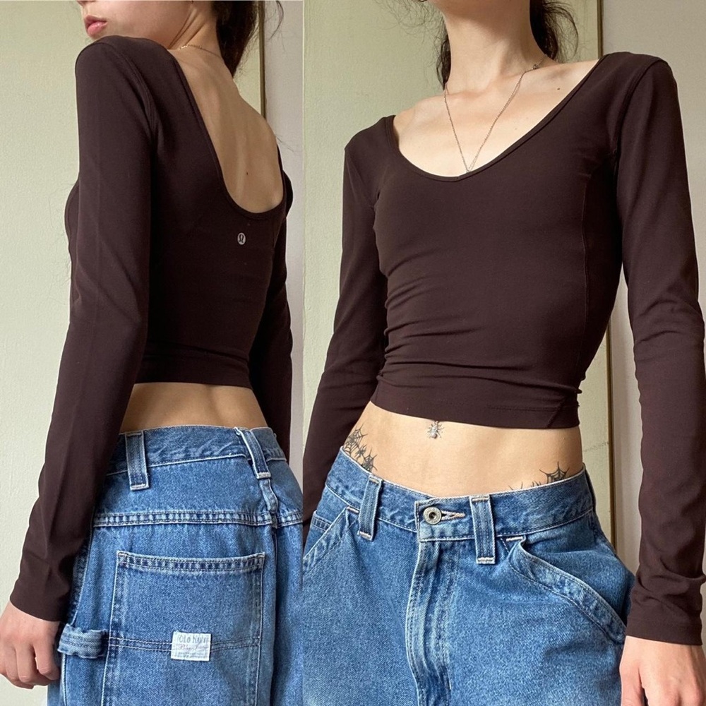✨Lululemon Athletica Long Sleeve Crop Top✨